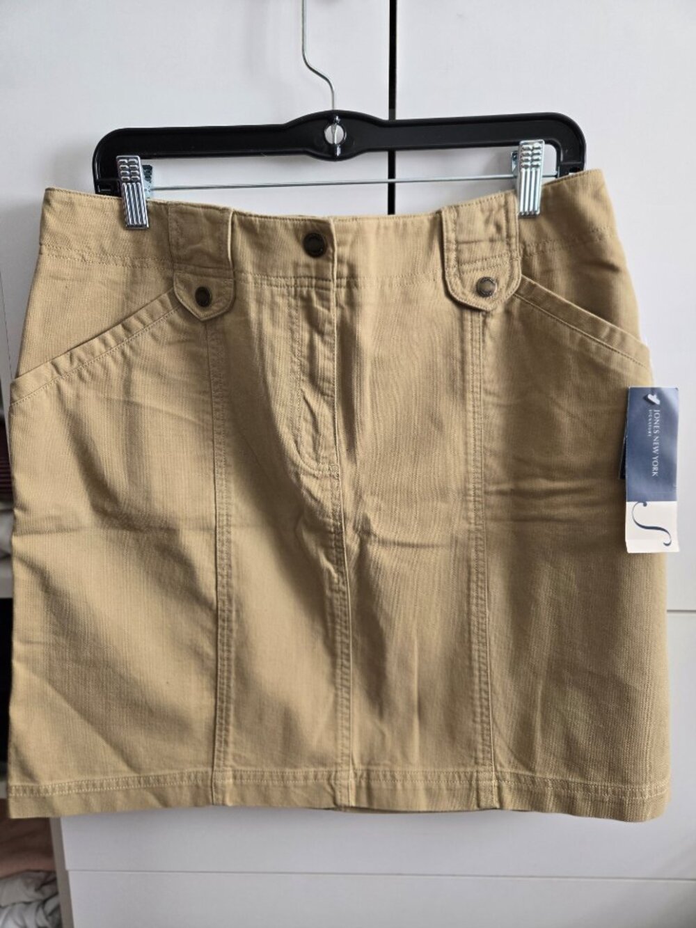 NWT Jones New York Khaki Skirt - Sz 14